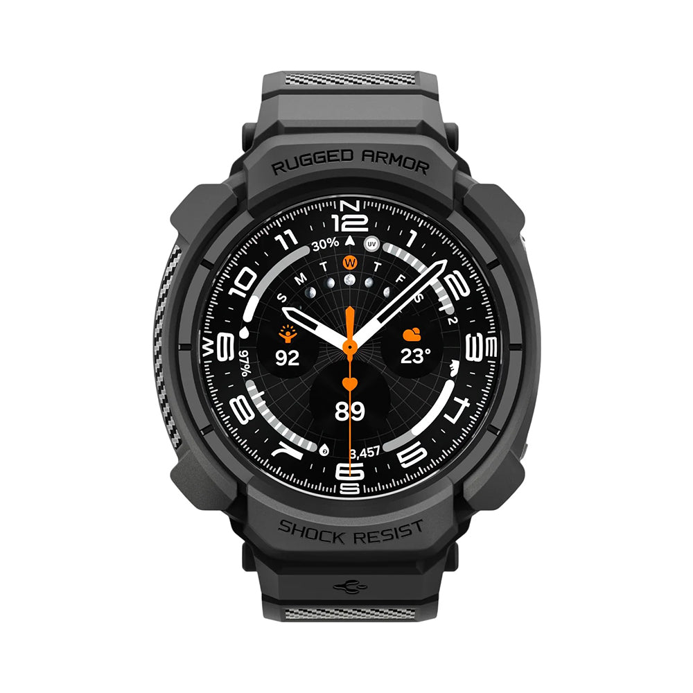 Futrola za Samsung Galaxy Watch Ultra2, Spigen, Rugged Armor Pro, Crna Mat ACS11612