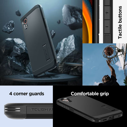 Maska za Samsung Galaxy Xcover7 G556, Spigen, Tough Armor, Crna ACS07505