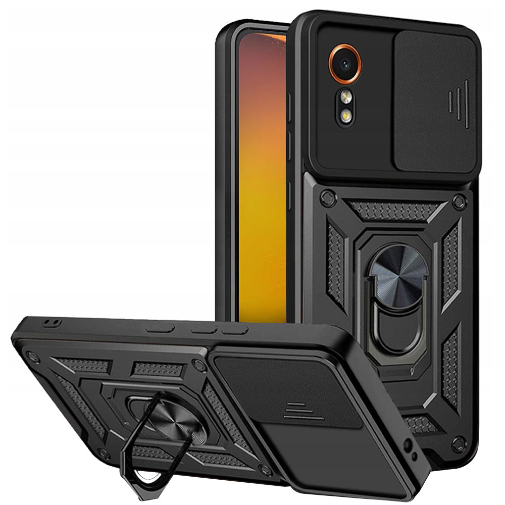 Maska za Samsung Galaxy Xcover7 G556, Techsuit, CamShield, Crna