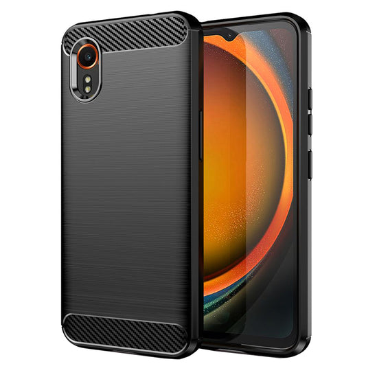 Maska za Samsung Galaxy Xcover7 G556, Techsuit, Karbon, Crna