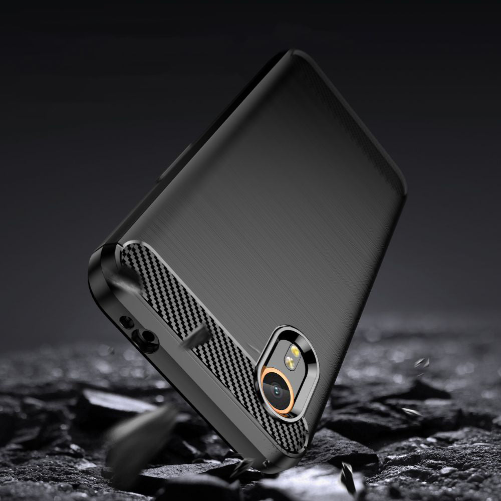 Maska za Samsung Galaxy Xcover7 G556, Techsuit, Karbon, Crna
