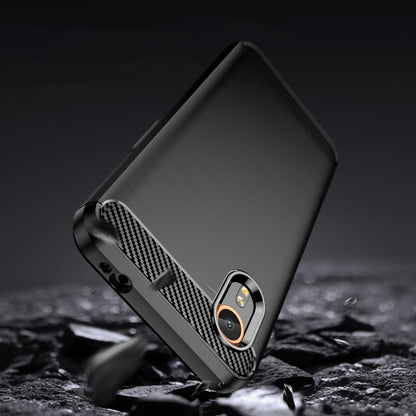Maska za Samsung Galaxy Xcover7 G556, Techsuit, Karbon, Crna