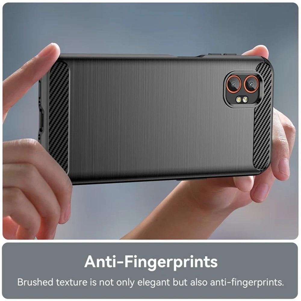 Maska za Samsung Galaxy XCover7 Pro, Techsuit, Karbon, Crna
