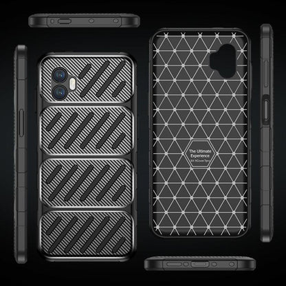 Maska za Samsung Galaxy XCover7 Pro, Techsuit, CarbonFiber, Crna