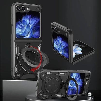 Maska za Samsung Galaxy Z Flip5 F731, Techsuit, CamGuard Pro, Crna
