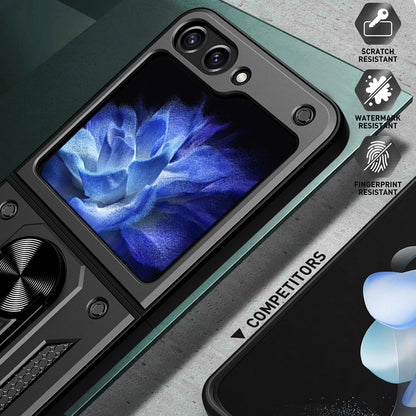 Maska za Samsung Galaxy Z Flip5 F731, Techsuit, CamShield, Crna