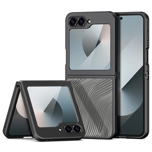 Maska za Samsung Galaxy Z Flip6 F741, DUX DUCIS, Aimo, Crna