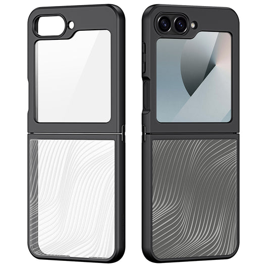 Maska za Samsung Galaxy Z Flip6 F741, DUX DUCIS, Aimo, Crna
