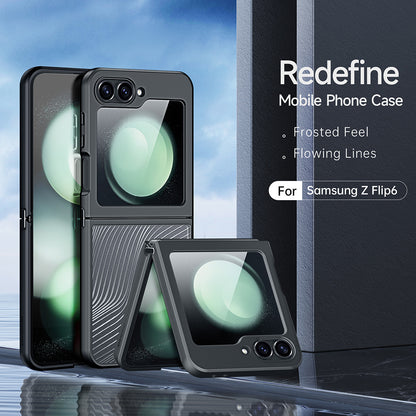 Maska za Samsung Galaxy Z Flip6 F741, DUX DUCIS, Aimo, Crna