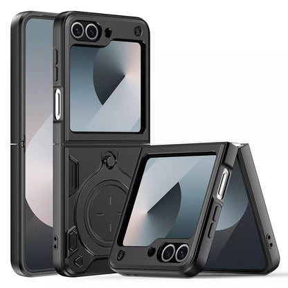 Maska za Samsung Galaxy Z Flip7 FE F761 / Z Flip6 F741, Techsuit, CamGuard Pro, Crna