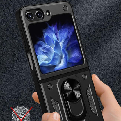 Maska za Samsung Galaxy Z Flip7 FE F761 / Z Flip6 F741, Techsuit, CamShield, Crna