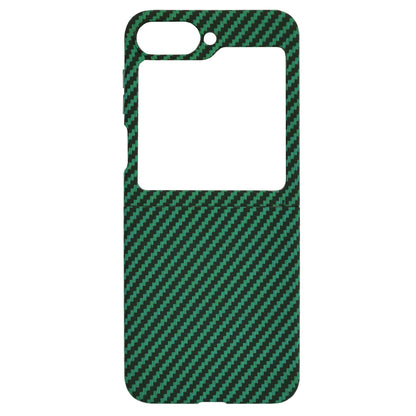 Maska za Samsung Galaxy Z Flip7 FE F761 / Z Flip6 F741, Techsuit, Carbonite FiberShell, Zelena