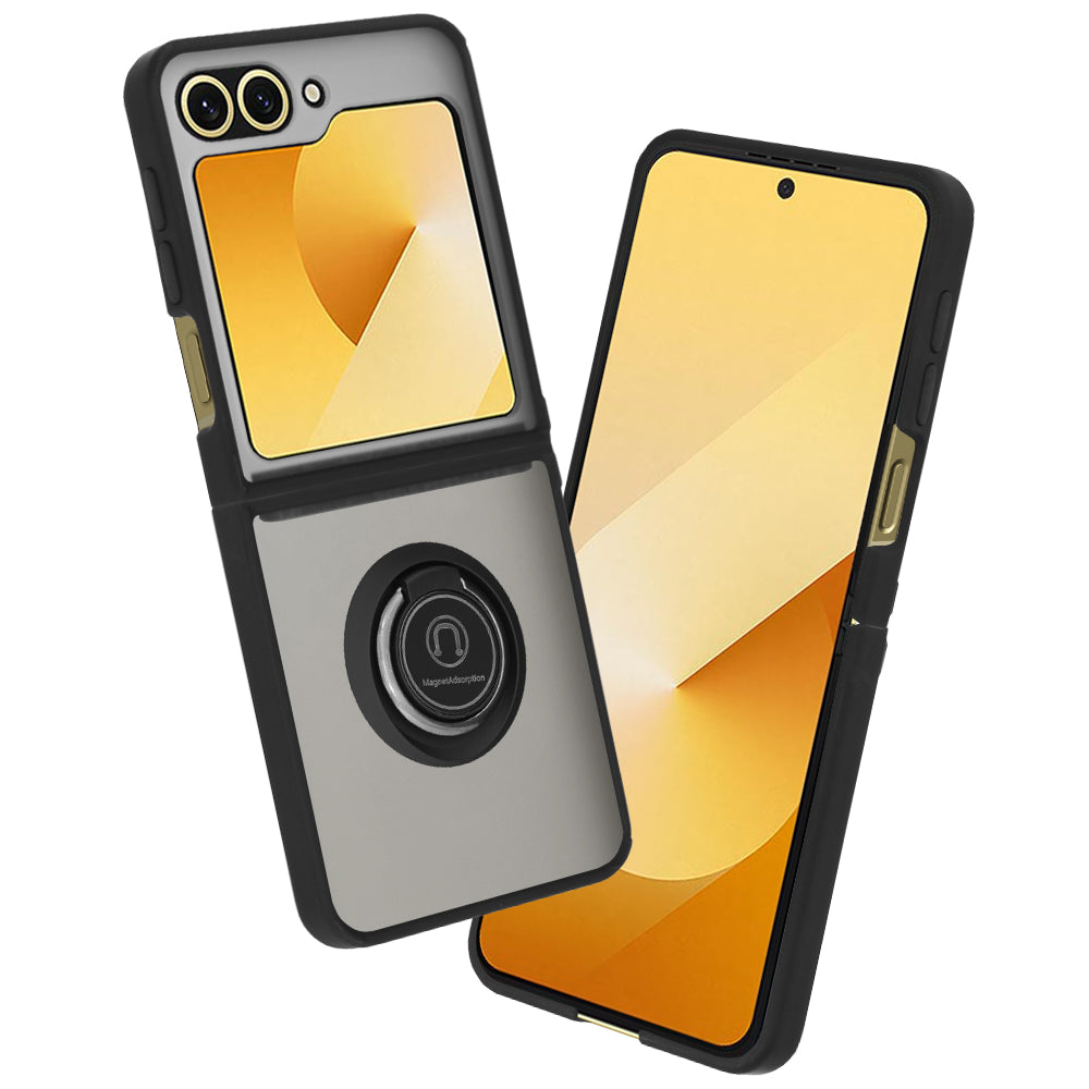 Maska za Samsung Galaxy Z Flip7 FE F761 / Z Flip6 F741, Techsuit, Glinth, Crna