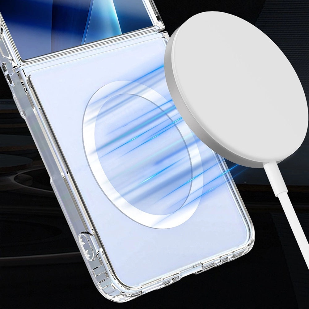 MagSafe futrola za Samsung Galaxy Z Flip7 F766, 3MK, Armor MagCase, Prozirna
