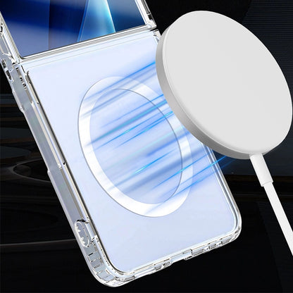 MagSafe futrola za Samsung Galaxy Z Flip7 F766, 3MK, Armor MagCase, Prozirna