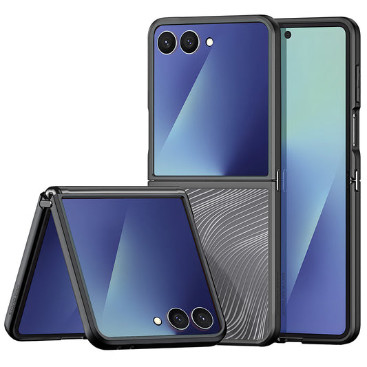 Maska za Samsung Galaxy Z Flip7 F766, DUX DUCIS, Aimo, Crna