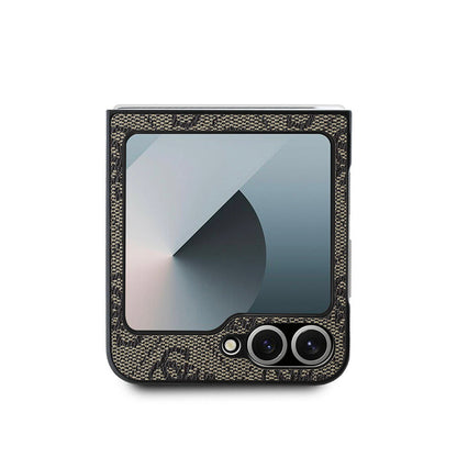 Futrola za Samsung Galaxy Z Flip7 F766, Guess, 4G Metal Logo, Smeđa