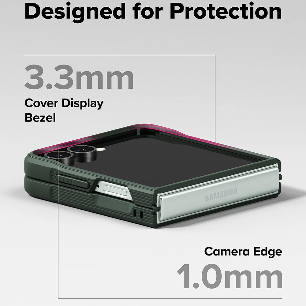 Maska za Samsung Galaxy Z Flip7 F766, Ringke, Onyx, Tamno Zelena