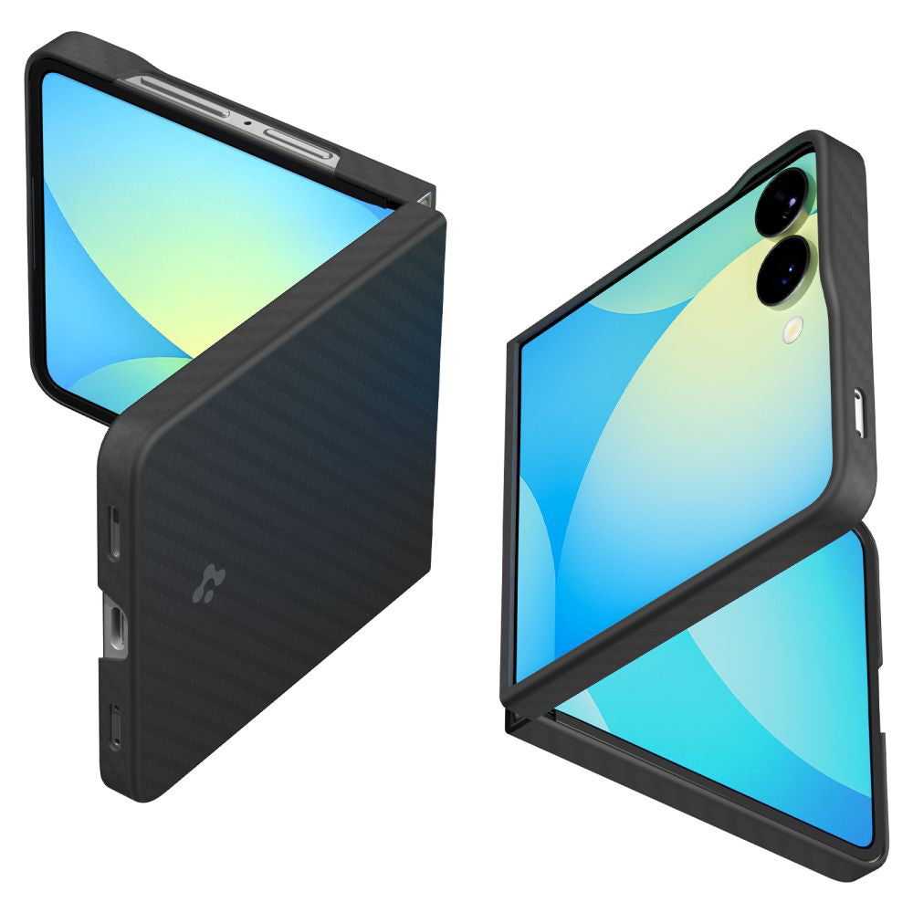 Futrola za Samsung Galaxy Z Flip7 F766, Spigen, Air Skin, Crna ACS09564