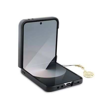 Futrola za Samsung Galaxy Z Flip7 FE F761 / Z Flip6 F741, Guess, 4G Charm, smeđa