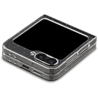 Futrola za Samsung Galaxy Z Flip7 FE F761 / Z Flip6 F741, Spigen, Air Skin Gliiter, Prozirna