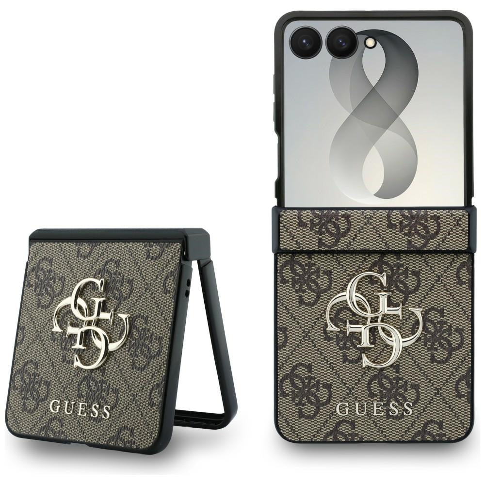Maska za Samsung Galaxy Z Flip8 F776, Guess, 4G Big Logo, Smeđa