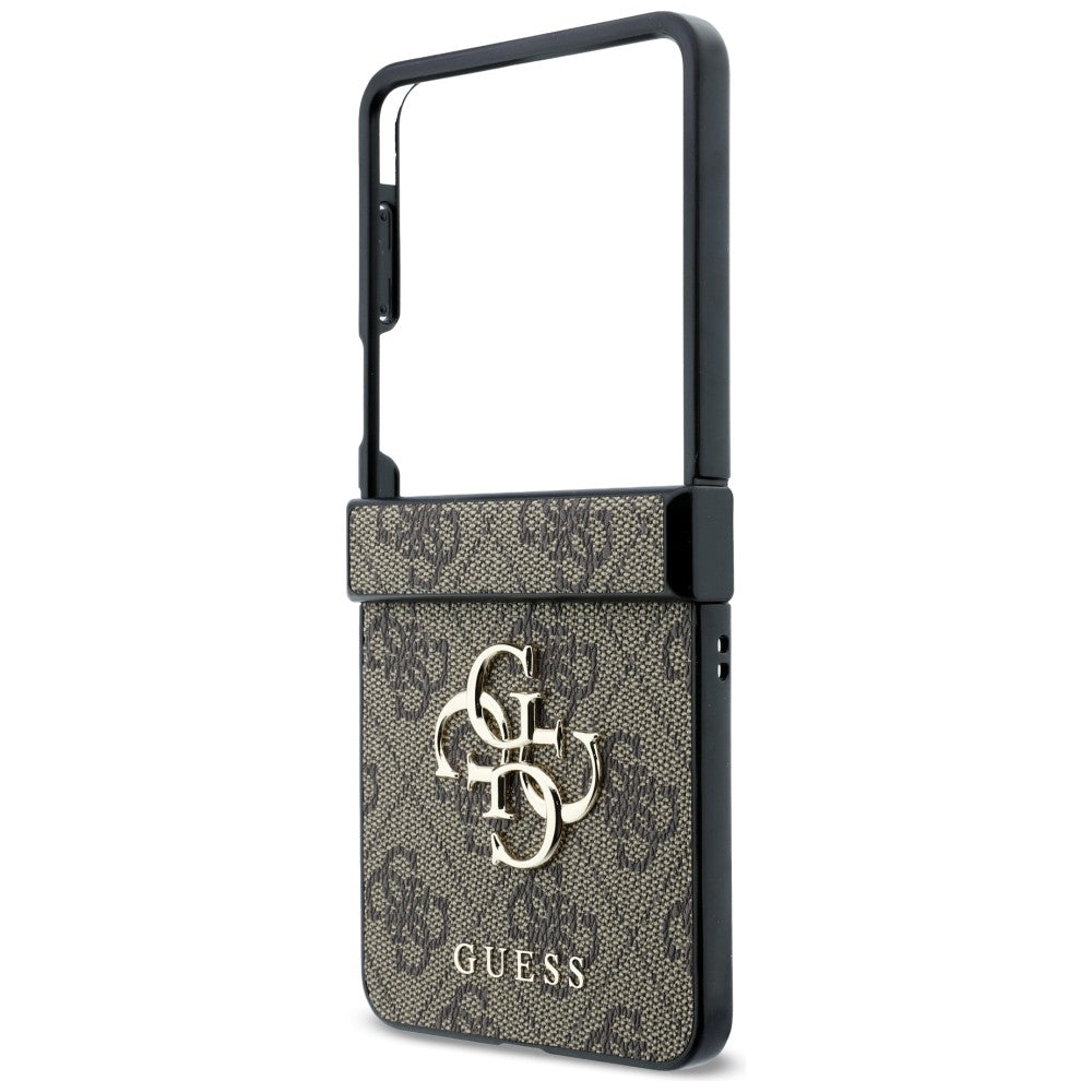 Maska za Samsung Galaxy Z Flip8 F776, Guess, 4G Big Logo, Smeđa