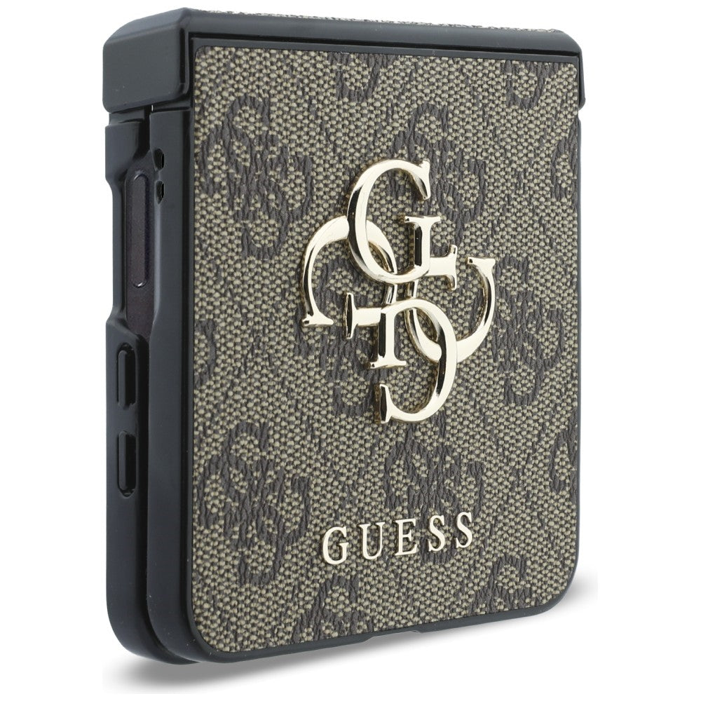 Maska za Samsung Galaxy Z Flip8 F776, Guess, 4G Big Logo, Smeđa