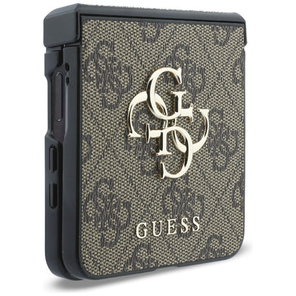 Maska za Samsung Galaxy Z Flip8 F776, Guess, 4G Big Logo, Smeđa