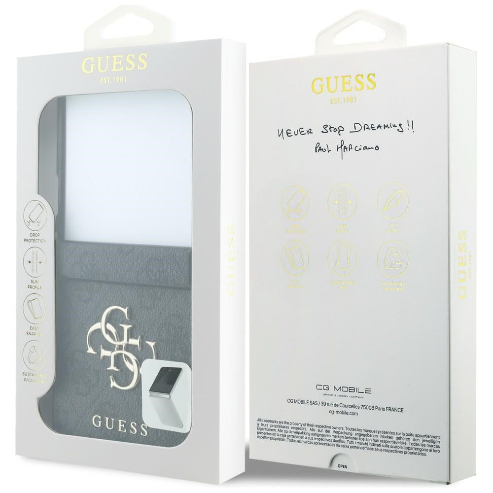 Maska za Samsung Galaxy Z Flip8 F776, Guess, 4G Big Logo, Crna