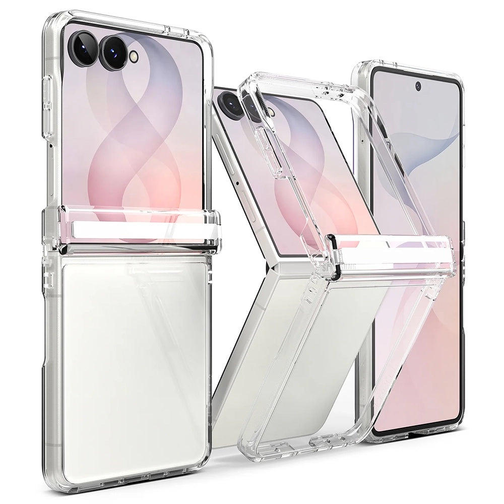 Maska za Samsung Galaxy Z Flip8 F776, Ringke, Fusion Flap, Prozirna