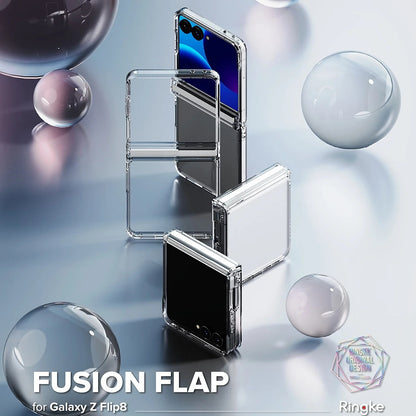 Maska za Samsung Galaxy Z Flip8 F776, Ringke, Fusion Flap, Prozirna