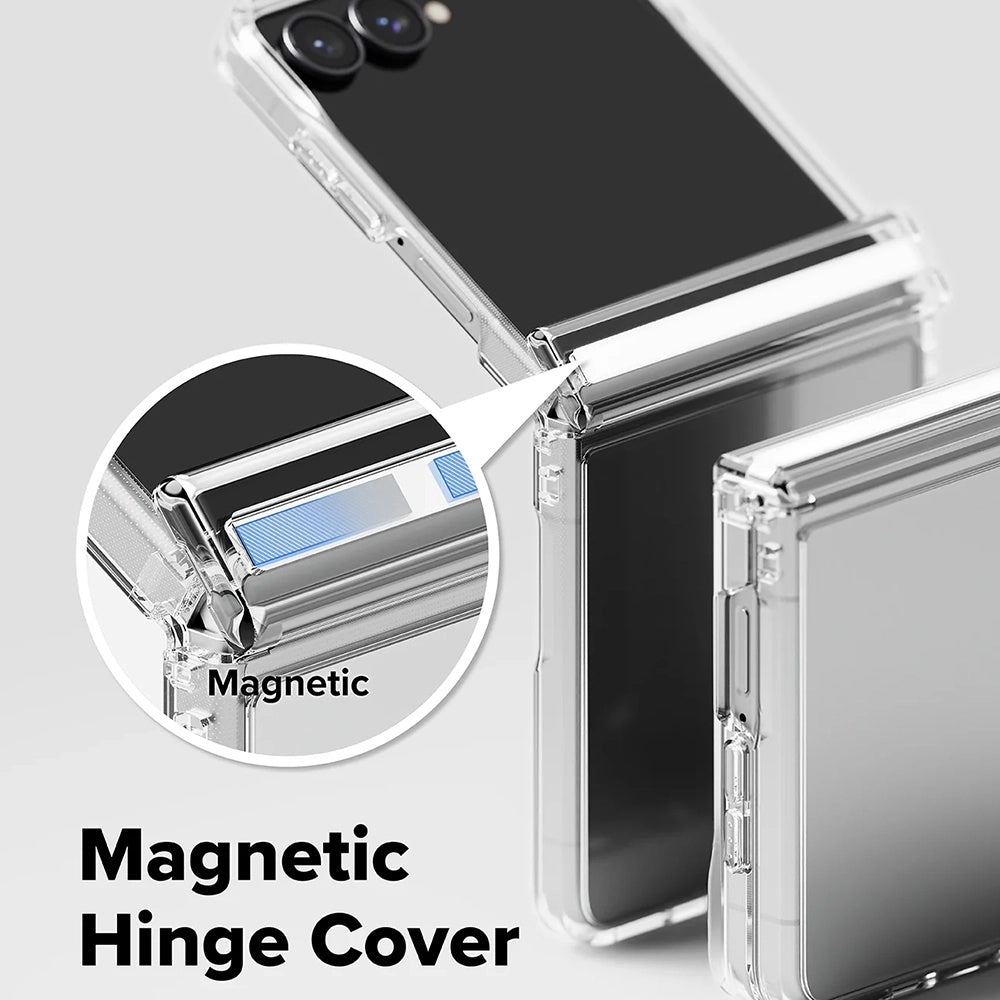 Maska za Samsung Galaxy Z Flip8 F776, Ringke, Fusion Flap, Prozirna