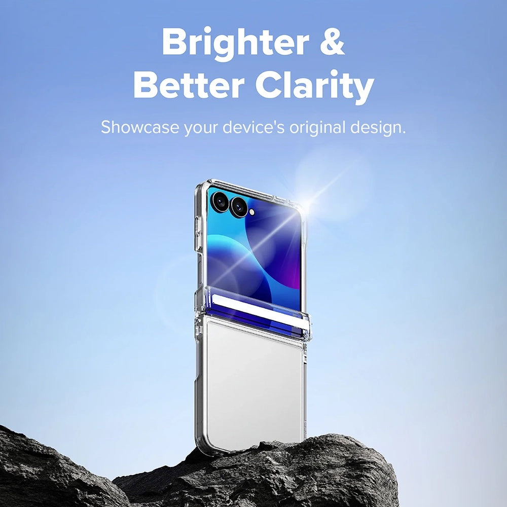 Maska za Samsung Galaxy Z Flip8 F776, Ringke, Fusion Flap, Prozirna