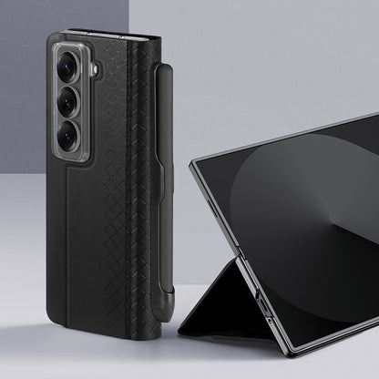Futrola za Samsung Galaxy Z Fold Special, DUX DUCIS, Bril (s držačem za olovku), Crna