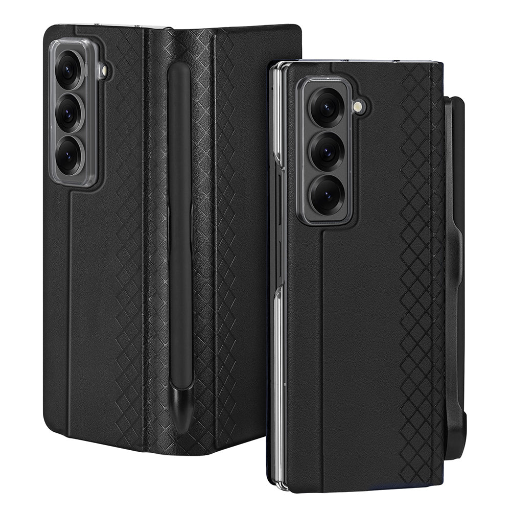 Futrola za Samsung Galaxy Z Fold Special, DUX DUCIS, Bril (s držačem za olovku), Crna