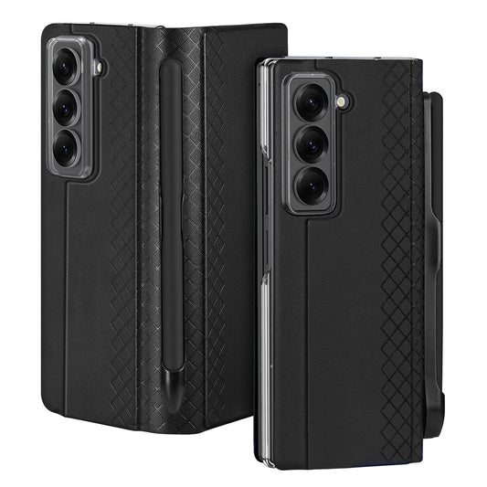 Futrola za Samsung Galaxy Z Fold Special, DUX DUCIS, Bril (s držačem za olovku), Crna