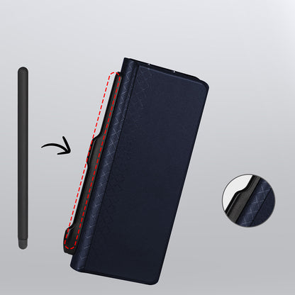 Futrola za Samsung Galaxy Z Fold Special, DUX DUCIS, Bril (s držačem za olovku), Crna
