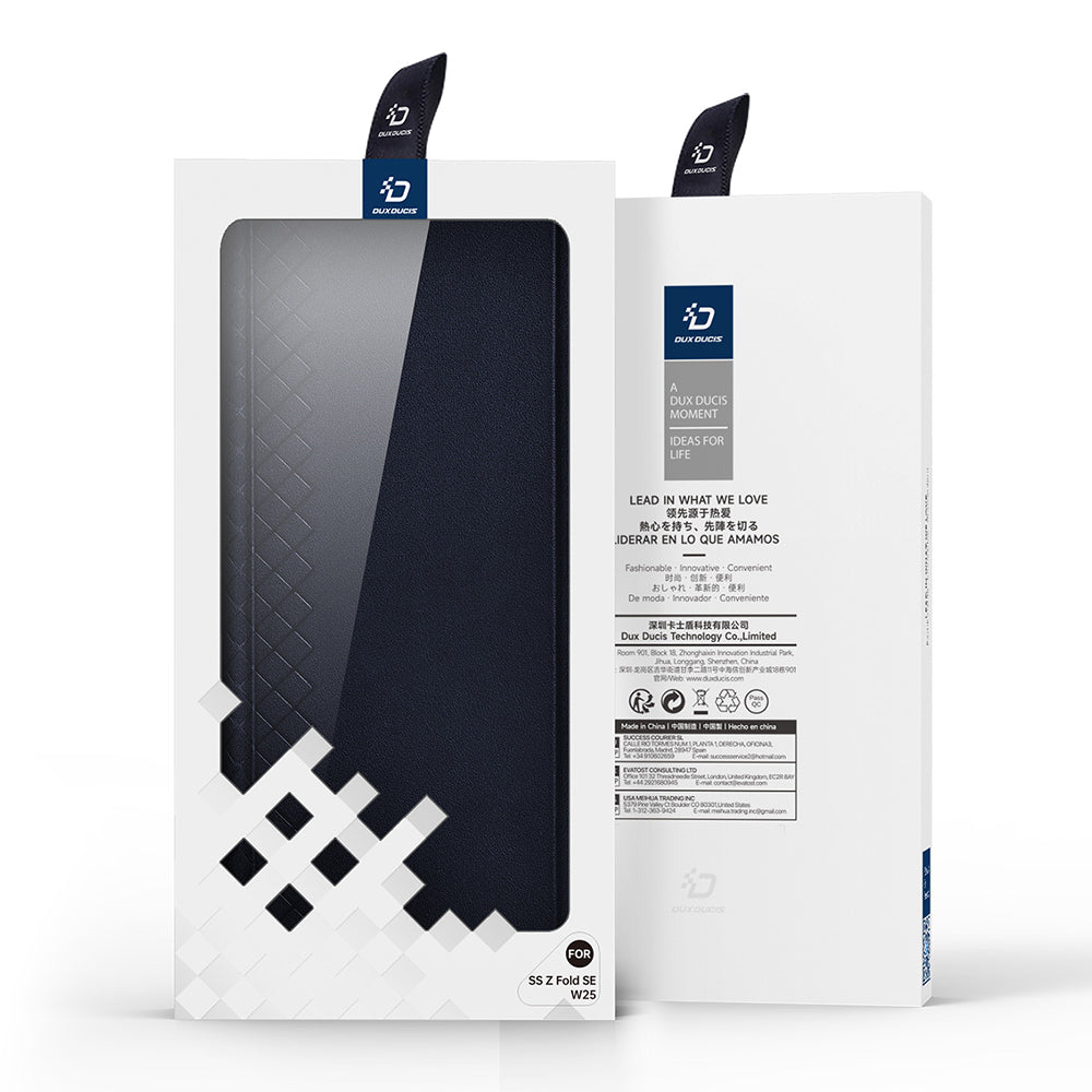 Futrola za Samsung Galaxy Z Fold Special, DUX DUCIS, Bril (s držačem za olovku), Crna