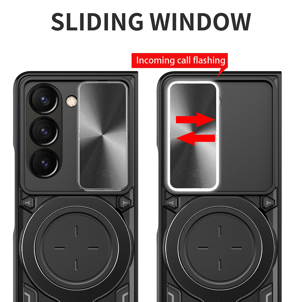 Maska za Samsung Galaxy Z Fold5 F946, Techsuit, CamGuard Pro, Crna