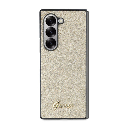 Futrola za Samsung Galaxy Z Fold6 F956, Guess, Glitter Script, Zlatna