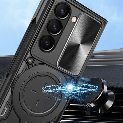 Maska za Samsung Galaxy Z Fold6 F956, Techsuit, CamGuard Pro, Ružičasto Zlatna