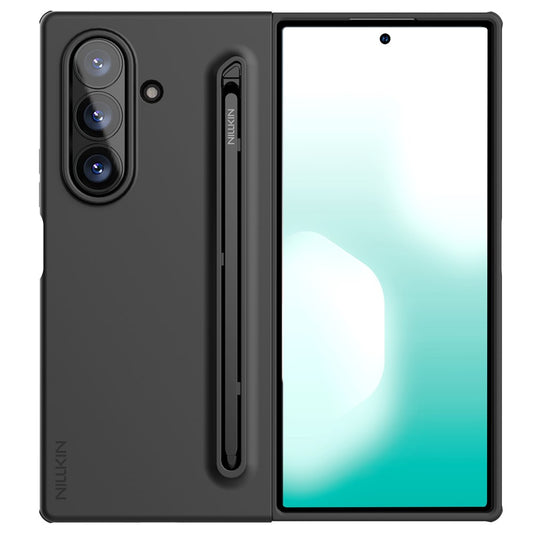 Maska za Samsung Galaxy Z Fold7 F966, Nillkin, Flex Pure s držačem za S-Pen, Crna
