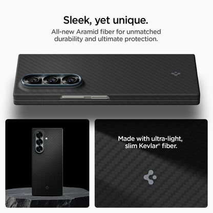 Futrola za Samsung Galaxy Z Fold7 F966, Spigen, Air Skin, Crna ACS09555
