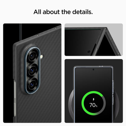 Futrola za Samsung Galaxy Z Fold7 F966, Spigen, Air Skin, Crna ACS09555