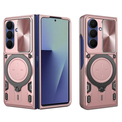 Maska za Samsung Galaxy Z Fold7 F966, Techsuit, CamGuard Pro, Ružičasto Zlatna