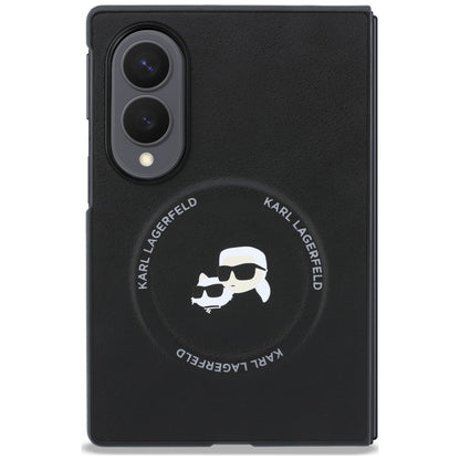 Maska za Samsung Galaxy Z Fold8 F971, Karl Lagerfeld, Karl & Choupette Head Pin, Crna