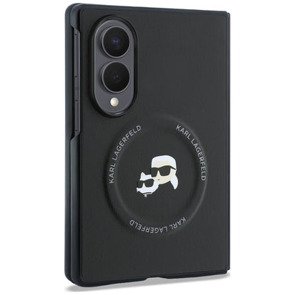 Maska za Samsung Galaxy Z Fold8 F971, Karl Lagerfeld, Karl & Choupette Head Pin, Crna