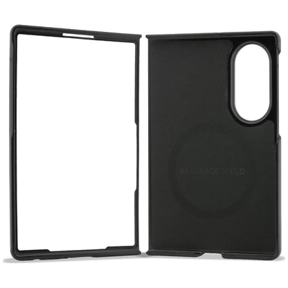 Maska za Samsung Galaxy Z Fold8 F971, Karl Lagerfeld, Karl & Choupette Head Pin, Crna