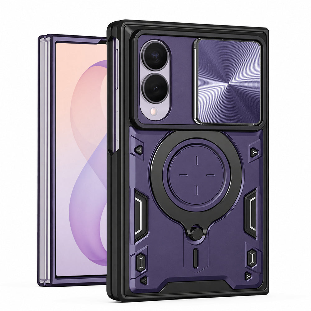 Maska za Samsung Galaxy Z Fold8 F971, Techsuit, CamGuard Pro, Ljubičasta